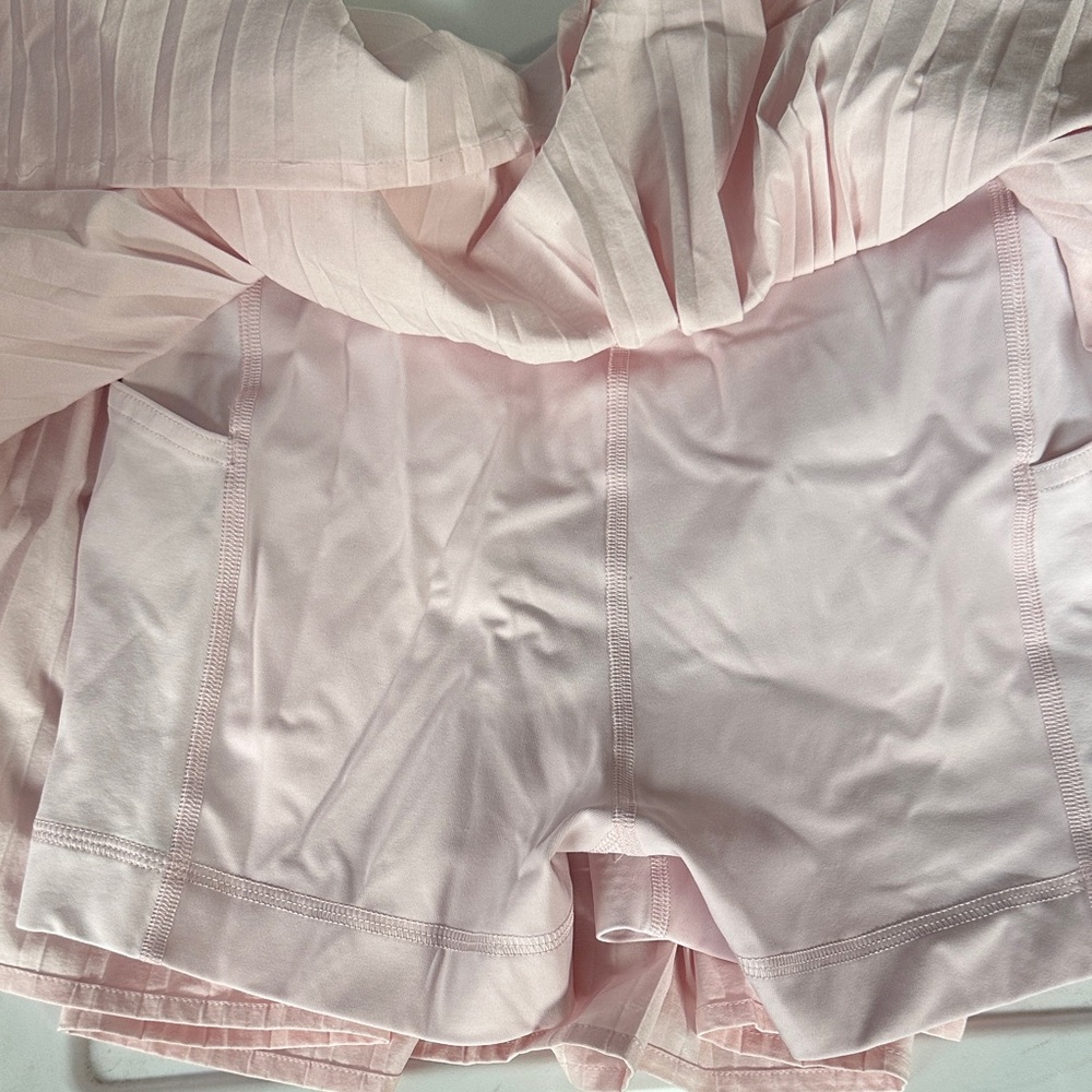 lululemon athletica Pleated Light Pink Skater Skirt - Picture 2 of 3